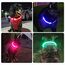 Nepfaivy Leuchthalsband Hund USB Aufladbar - Wasserdichtes Hundehalsband Leuchtend mit 3 Beleuchtungsmodi, Längenverstellbareres LED Halsband für Kleine, Mittlere und Große Hunde (Rosa)
