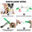 Nepfaivy Leuchthalsband Hund USB Aufladbar - Wasserdichtes Hundehalsband Leuchtend mit Verstellbarer Länge, LED Halsband für Hunde mit 3 Beleuchtungsmodi für Sicherheit, Rot