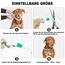 Nepfaivy Leuchthalsband Hund USB Aufladbar - Wasserdichtes Hundehalsband Leuchtend mit 3 Beleuchtungsmodi, Längenverstellbareres LED Halsband für Kleine, Mittlere und Große Hunde (Blau)