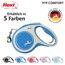 flexi® Comfort M Gurt 5 m blau, Roll-Leine für Hunde bis 25 kg