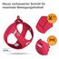 Vest Harness curli Clasp Air-Mesh Red L