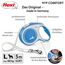 flexi® Comfort L Gurt 5 m blau, Roll-Leine für Hunde bis 60 kg