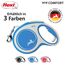 flexi® Comfort L Gurt 5 m blau, Roll-Leine für Hunde bis 60 kg