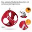 curli MAGNETIC VEST Harness V2 Hundegeschirr (magnetische D-Ringe, Stretch Air-Mesh Obermaterial, größenverstellbar, reflektierender Saum, Gr. XS, Red)