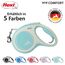 flexi® Comfort M Gurt 5 m hellblau, Roll-Leine für Hunde bis 25 kg