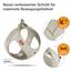 Vest Harness curli Clasp Air-Mesh Light-Tan XL