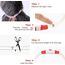 iTayga leuchthalsband Hund, USB-aufladbar und wasserdicht hundehalsband, verstellbare Länge, Sicherheitshalsband für Hunde und Katzen, 3 Modi, Rot