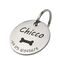 WIENS3D Hundemarke mit Gravur - Personalisiert mit Name - 23mm / 30mm Namensschild für Halsband - Dog Tag - Anhänger Marke für Hunde - mit Symbolauswahl - Tiermarke für Hunde, Katzen & Welpen (30 mm)