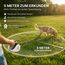 HUND IST KÖNIG Rollleine Hundeleine 5m für kleine & große Hunde | Hochwertige Hundeleine ausziehbar mit bequemen Griff | Robuste Ausziehleine
