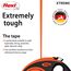 flexi® Xtreme M Gurt 5 m schwarz/orange, Roll-Leine für Hunde bis 35 kg