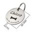 WIENS3D Hundemarke mit Gravur - Personalisiert mit Name - 23mm / 30mm Namensschild für Halsband - Dog Tag - Anhänger Marke für Hunde - mit Symbolauswahl - Tiermarke für Hunde, Katzen & Welpen (30 mm)