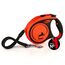 flexi® Xtreme L Gurt 5 m schwarz/orange, Roll-Leine für Hunde bis 65 kg