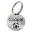 WIENS3D Hundemarke mit Gravur - Personalisiert mit Name - 23mm Namensschild für Halsband Anhänger Marke für Hunde - mit Symbolauswahl - Tiermarke für Hunde, Katzen & Welpen (23 mm_Model_2)