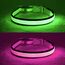 YFbrite Leuchtendes Hundehalsband, wiederaufladbares LED-Hundehalsbands, blinkendes verstellbares reflektierendes Hundehalsbands, Sicherheit leuchtet bei Nacht (Grün, L)