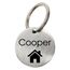 WIENS3D Hundemarke mit Gravur - Personalisiert mit Name - 30mm Namensschild für Halsband Anhänger Marke für Hunde - mit Symbolauswahl - Tiermarke für Hunde, Katzen & Welpen (30 mm_Model_2)