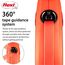 flexi® Xtreme M Gurt 5 m schwarz/orange, Roll-Leine für Hunde bis 35 kg