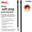flexi® Xtreme M Gurt 5 m schwarz/orange, Roll-Leine für Hunde bis 35 kg