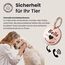 Hundemarke mit Gravur - Personalisiert - Edelstahl - ⌀30mm - Roségold - Namensschild für Halsband - Dog Tag - Anhänger Marke für Hunde - mit Symbolauswahl - Tiermarke für Hunde, Katzen, Welpen, Pferde