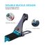 AUBELL Anschnallgurt Hund Auto,Einstellbar Haustier Auto sicherheitsgurt für Hunde, Bungee Hunde Anschnallgurt Geschirr Tether mit Clip Haken-Verschluss & Schnalle, Swivel Karabiner,Blau
