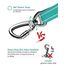 AUBELL Anschnallgurt Hund Auto,Einstellbar Haustier Auto sicherheitsgurt für Hunde, Bungee Hunde Anschnallgurt Geschirr Tether mit Clip Haken-Verschluss & Schnalle, Swivel Karabiner,Türkise