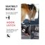 AUBELL Hunde-Sicherheitsgurt für Auto, 2er-Pack-Set, 3-in-1, verstellbar, reflektierend, Bungee, strapazierfähig, Hunde-Auto-Geschirr-Leine mit Clip-Haken-Verschluss & Schnalle, drehbarer Karabiner