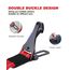 AUBELL Anschnallgurt Hund Auto,Einstellbar Haustier Auto sicherheitsgurt für Hunde, Bungee Hunde Anschnallgurt Geschirr Tether mit Clip Haken-Verschluss & Schnalle, Swivel Karabiner, Rot