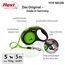 flexi® Neon S Gurt 5 m schwarz/neon-grün, Roll-Leine für Hunde bis 15 kg
