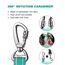 AUBELL Anschnallgurt Hund Auto,Einstellbar Haustier Auto sicherheitsgurt für Hunde, Bungee Hunde Anschnallgurt Geschirr Tether mit Clip Haken-Verschluss & Schnalle, Swivel Karabiner,Türkise