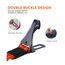 AUBELL Anschnallgurt Hund Auto,Einstellbar Haustier Auto sicherheitsgurt für Hunde, Bungee Hunde Anschnallgurt Geschirr Tether mit Clip Haken-Verschluss & Schnalle, Swivel Karabiner, Orange