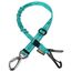 AUBELL Anschnallgurt Hund Auto,Einstellbar Haustier Auto sicherheitsgurt für Hunde, Bungee Hunde Anschnallgurt Geschirr Tether mit Clip Haken-Verschluss & Schnalle, Swivel Karabiner,Türkise