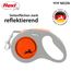flexi® Neon S Gurt 5 m schwarz/neon-orange, Roll-Leine für Hunde bis 15 kg