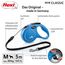 flexi® Classic M | 5m Seil Roll-Leine für Hunde bis 20 kg | Blau | ausziehbare Hundeleine| Gewicht 222.9 gr | Maße 10.8 x 17.6 cm