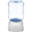 Amazon Basics Futter- und Wasserspender für Haustiere, Tränke, 3.8 liters, Größe S, Transparent, Hunde und Katzen, 1 Einheit