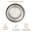 Amazon Basics Hundenapf, Edelstahl, 2 Stück, 946ml, Silberfarben