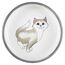 TRIXIE 25051 Napf Pet's Home, Keramik, 0,8 l/ø 16 cm, Creme/Petrol (Packung mit 2)
