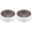 TRIXIE 25053 Napf Pet's Home, Keramik, 0,3 l/ø 12 cm, Creme/Taupe (Packung mit 2)