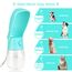 JOPHEK 300ml Tragbare Haustier Trinkflasche, 180°Faltbare Hund Katze Haustiere Auslaufsicher Wasserflasche, Hunde Katzen Flasche mit Aktivkohlefilter für Täglich Spazieren Gehen Reisen Campen