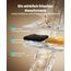 oneisall 7L Trinkbrunnen für Hunde, Edelstahl Hundebrunnen mit großem Sichtfenster, Wasserspender mit LED-Licht, Ultraleiser Pumpe mit Überlastschutz, 5-Schicht Filtration