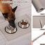MateeyLife Napfunterlage Katzen, Napfunterlage Hund Groß, Hundenapf Kleine Hunde, Silikon Unterlage Hundenapf Grosse Hunde, rutschfeste Unterlage Katzennapf, Katzen Futternapf Matte, 55 x 35 cm