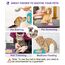 Lesipee Leckmatte für Hunde/Katzen, Langsamfütterer, Angstlöser, Hundespielzeug-Futtermatte, für Butter, Joghurt, Erdnussbutter, Baden, Fellpflege, Training, Beruhigungsmatte, 2er-Pack (Cyan & Lila)