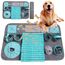 Futtermatte Trainingsmatte Hund SchnüFfelteppich Waschbar Trainingsmatte SchnüFfelteppich FüR Hunde Riechen Trainieren Gegen Langeweile Und Anregung LangsamfüTterungsunterlage FüR Welpen(66 * 42cm)