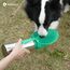 LumoLeaf Hundetrinkflasche für unterwegs, 800ml Edelstahl Trinkflasche Hund, Tragbare Haustier Wasserflasche, Hunde Wasserspender Reise Zubehör für Wandern und Campen (Grün)
