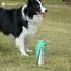 LumoLeaf Hundetrinkflasche für unterwegs, 800ml Edelstahl Trinkflasche Hund, Tragbare Haustier Wasserflasche, Hunde Wasserspender Reise Zubehör für Wandern und Campen (Grün)
