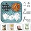OHMO Schleckmatte Hund, Leckmatte für Welpen Katze 2 Pcs für Haustier, Angst Relief und langsam füttern Leicht zu Reinigen, Lebensmittelqualität Silikon BPA-frei