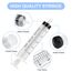 OFFCUP Spritzen-Set mit stumpfer Nadel, Spritze und Kanüle verschiedene Größen:1ml,2ml,5ml,10ml,20ml, Plastiktube Einwegspritzen Kunststoff Spritze für Flüssigkeiten, Hobby, Heimwerk