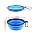 Faltbar Reisenapf Napf für Hunde und Katzen, 1 Sets Faltbarer Silikon Hundenapf Reisen Futter Tragbarer Wassernapf Trinknapf Futternapf für Haustiere