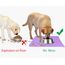 Joytale Silikon-Futtermatte für Hunde, rutschfeste wasserdichte Futtermatte mit erhöhtem Rand für Hunde und Katzen,47 x 30cm,Lila