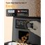 oneisall 3.5L Futterautomat Katze, Katzenfutter Automat mit Programmierbarem Timer, 1-6 Mahlzeiten pro Tag, Futterspender für Katzen/Hunde, mit Edelstahlnapf