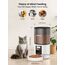 Anykuu Futterautomat Katze & Hund 4L Pet Feeder Cat mit Timer & Portionskontrolle 1-6 Mahlzeiten pro Tag Trockenfutterspender Hunde mit 10s Aufnahmefunktion für Kleine/Mittlere Haustiere