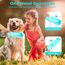 VFANDV Tragbare Haustier Trinkflasche, Trinkflasche Hunde, Hundewasserflasche, 180°Faltbare Hund Katze Haustiere Auslaufsicher Wasserflasche für Täglich Spazieren Gehen Reisen Campen (350ML)
